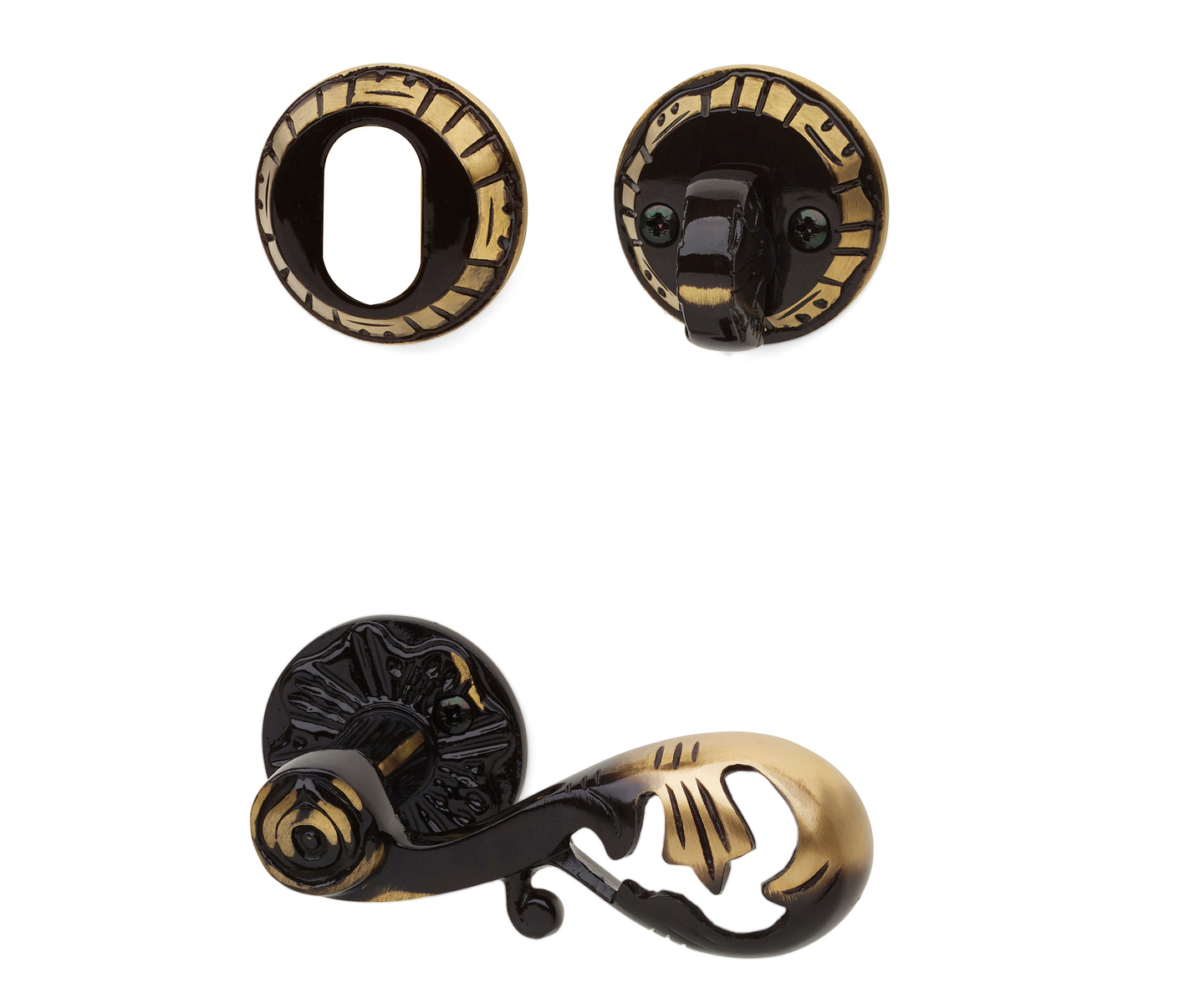 DÖRRTRYCKE A4472 ANTIK INKL CYLINDERVREDSATS