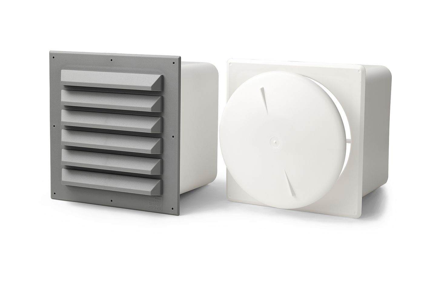 BLOCKVENTIL HABO 286 GRÅ/VIT 150MM