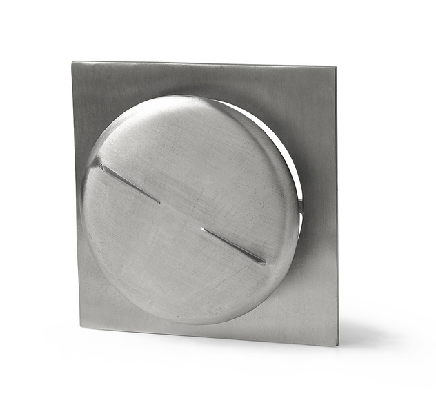 TALLRIKSVENTIL 85 ALU 100MM 4K FYRKANT