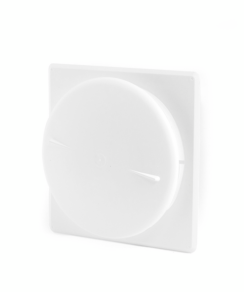 TALLRIKSVENTIL 4KANT VIT 150MM 285 PLAST SKRUV AV PLAST