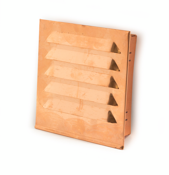 VENTILGALLER HABO 100X100MM KOPPAR, 33 MED RAM