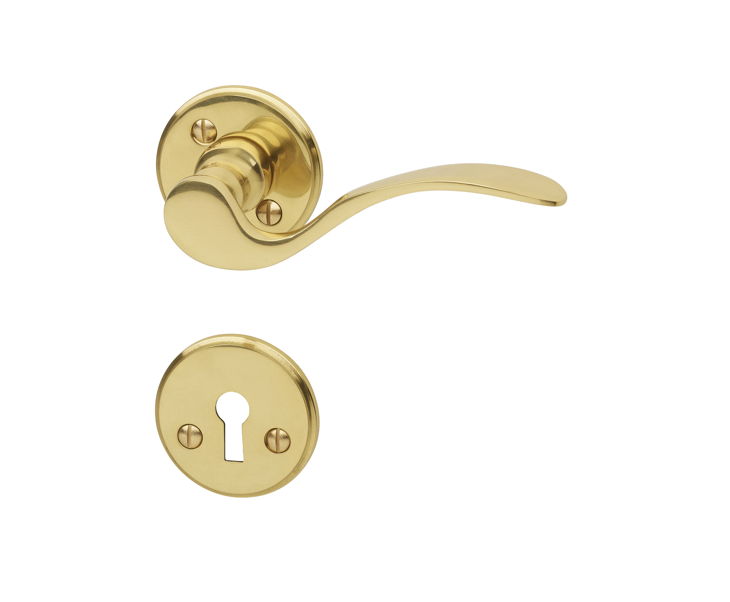 DÖRRHANDTAG HABO A9673 P MÄSS MED NYCKELSKYLT