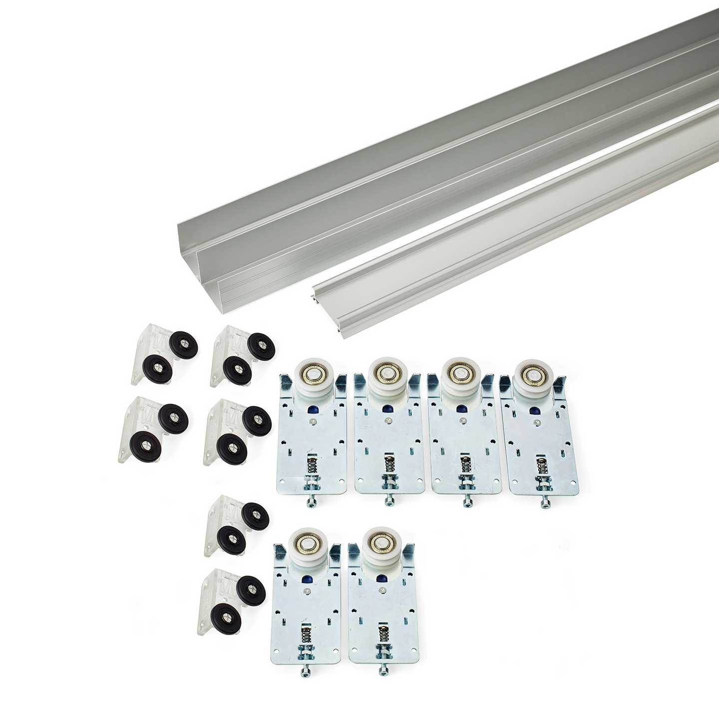 SKJUTDÖRRSBESLAG HABO K-50 KOM 2M, GALV MAX 50KG/19MM 63-120CM 3D