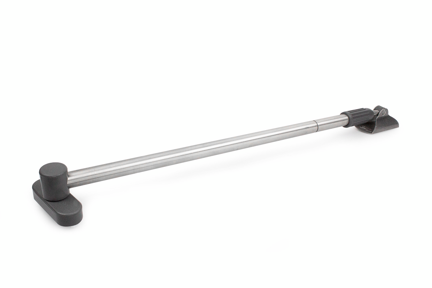 DÖRRBROMS UTÅTGÅENDE ROSTFRI 1630 FÖR DÖRRBREDD 700-910MM