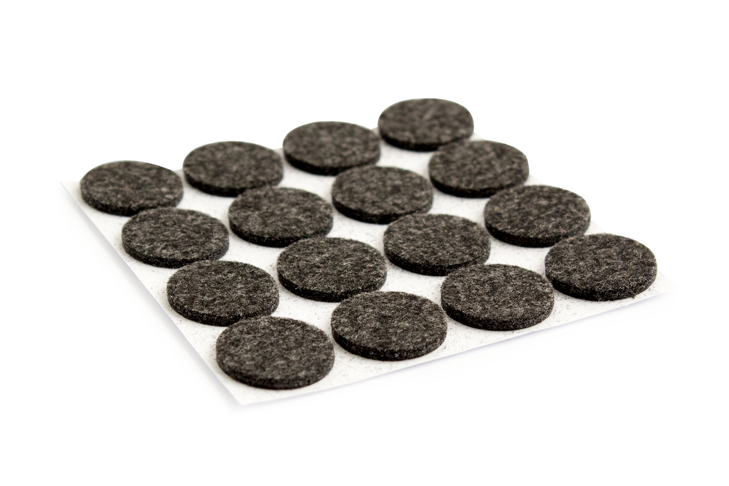 GOLVSKYDD RUND SVART 20MM 16P 106 FILT