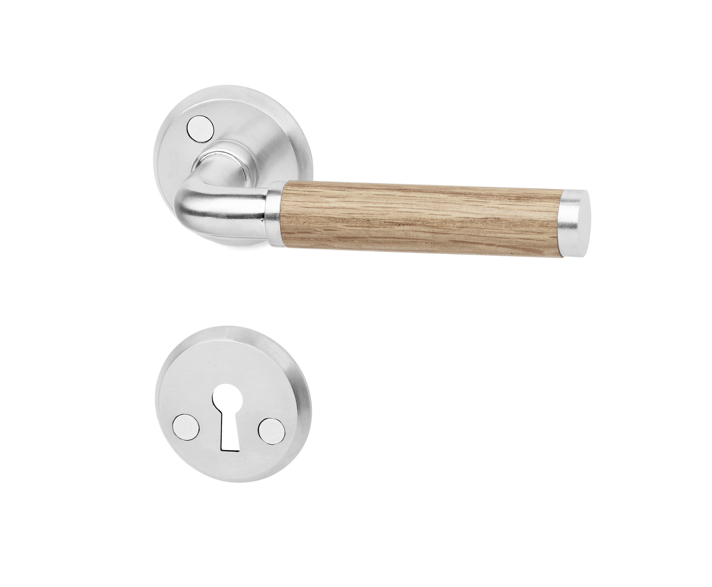 DÖRRHANDTAG HABO A385 EK/B KROM MED NYCKELSKYLT