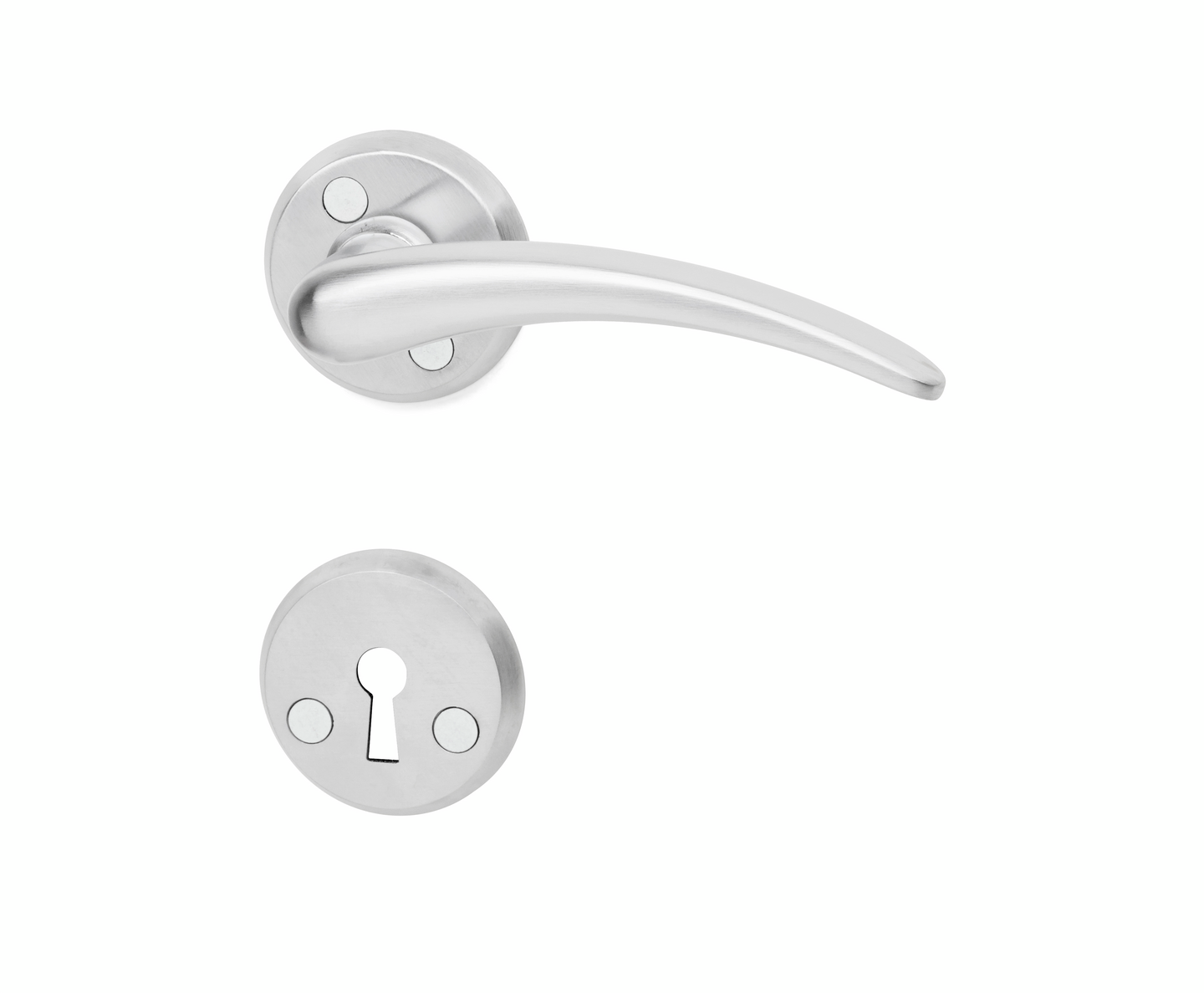 DÖRRTRYCKE VALENCIA BORST KROM INKL NYCKELSKYLT INNERDÖRR