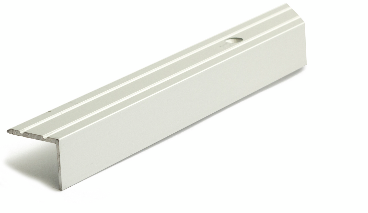 TRAPPKANTSLIST HABO 25X20MM SILV 2M, A36