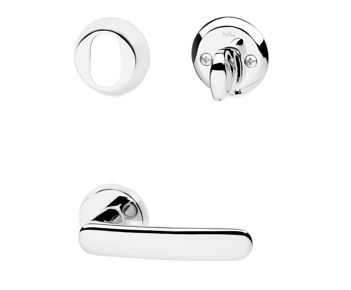 DÖRRTRYCKE A2560 KROM INKL CYLINDERVREDSATS