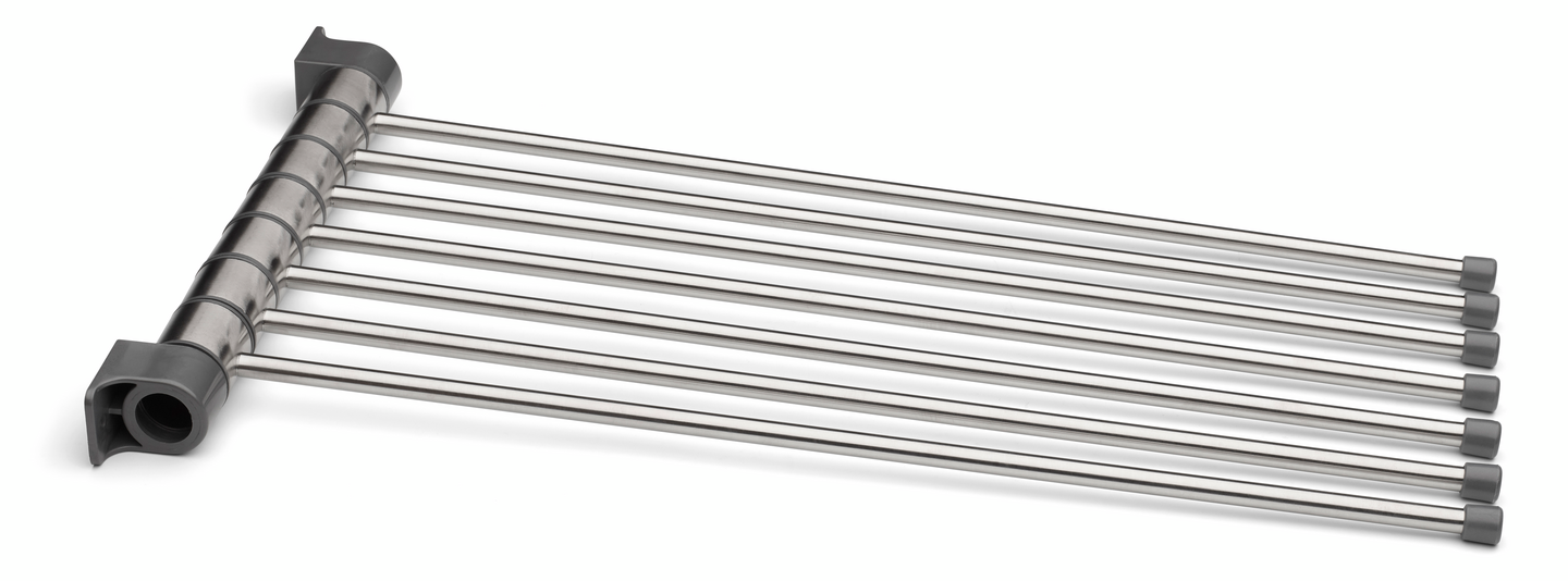 HANDDUKSHÄNGARE HABO 7-ARM ROSTFRI, 330X500MM