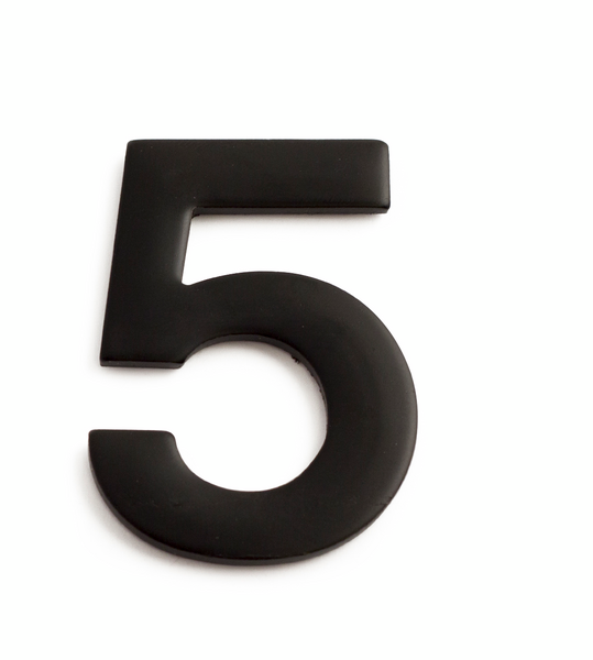 SIFFRA HABO SJÄLVHÄFTANDE 5 SVART 50MM