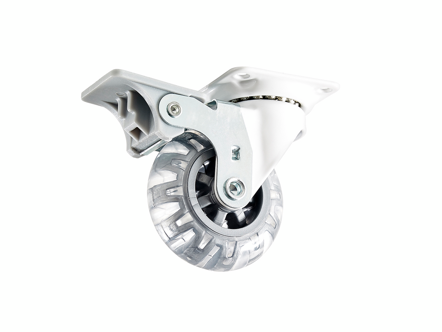 MÖBELHJUL HABO 4005 BROMS VIT D50MM