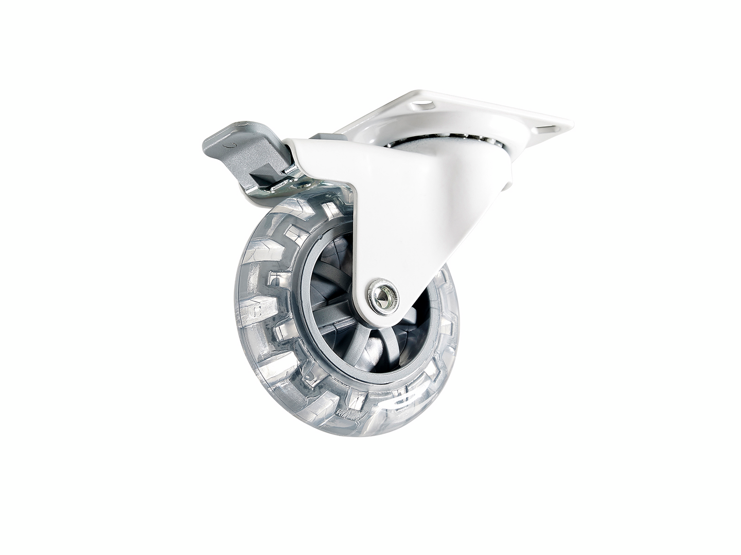 MÖBELHJUL HABO 4107 BROMS VIT D75MM