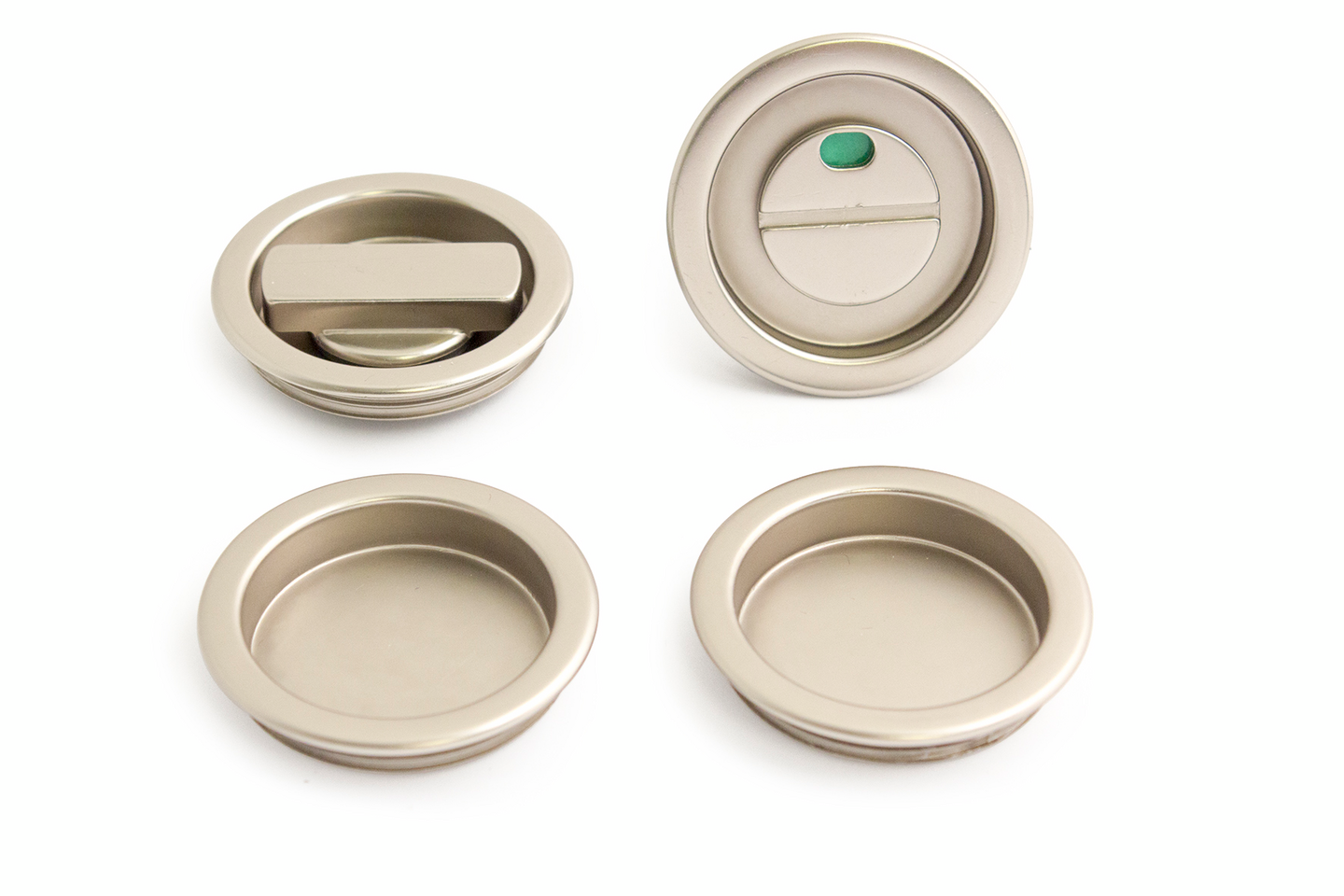 WC-BESLAG HABO SKJUTDÖRR MATTNICKEL