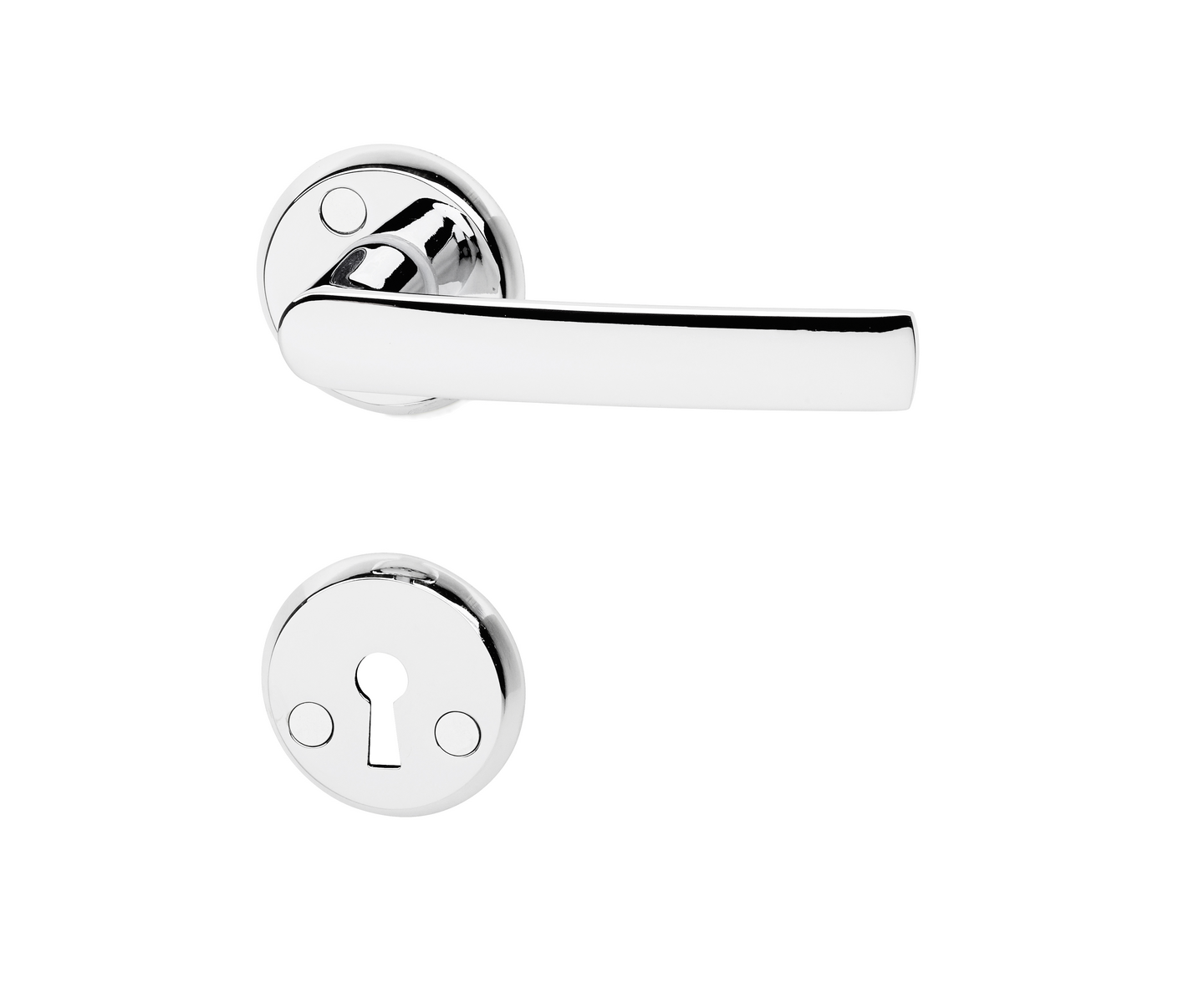 DÖRRHANDTAG HABO TORINO KROM MED NYCKELSKYLT