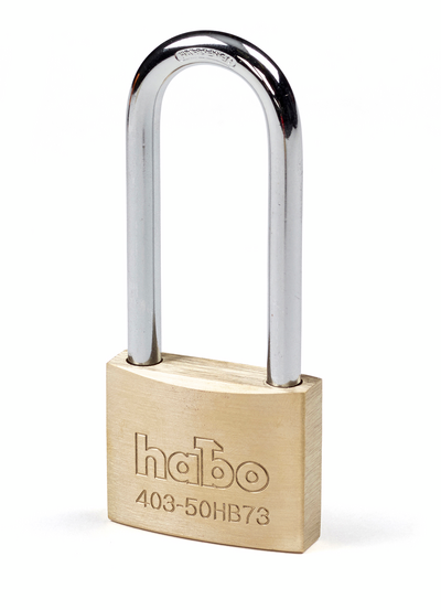 HÄNGLÅS HABO 403-50HB73 MÄSSING SB