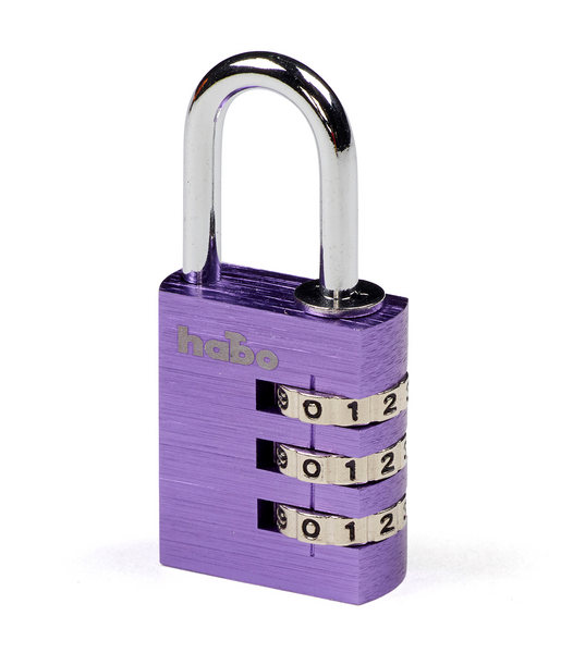 HÄNGLÅS HABO 203-30 KOMBI LILA