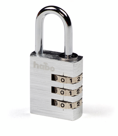 HÄNGLÅS HABO 203-30 KOMBI SILVER SB