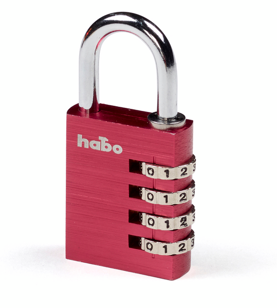 HÄNGLÅS HABO 203-40 KOMBI RÖD SB