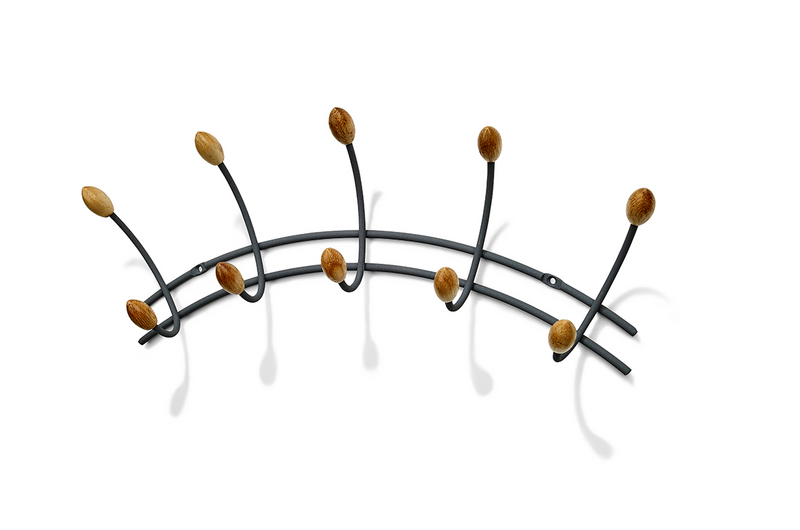 KLÄDHÄNGARE HABO RAINBOW GRÅ 450MM