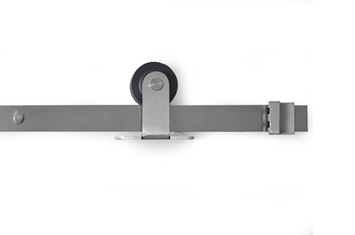 SKJUTDÖRRSBESLAG HABO RETRO ROSTFRI, TOPPMONTERAD