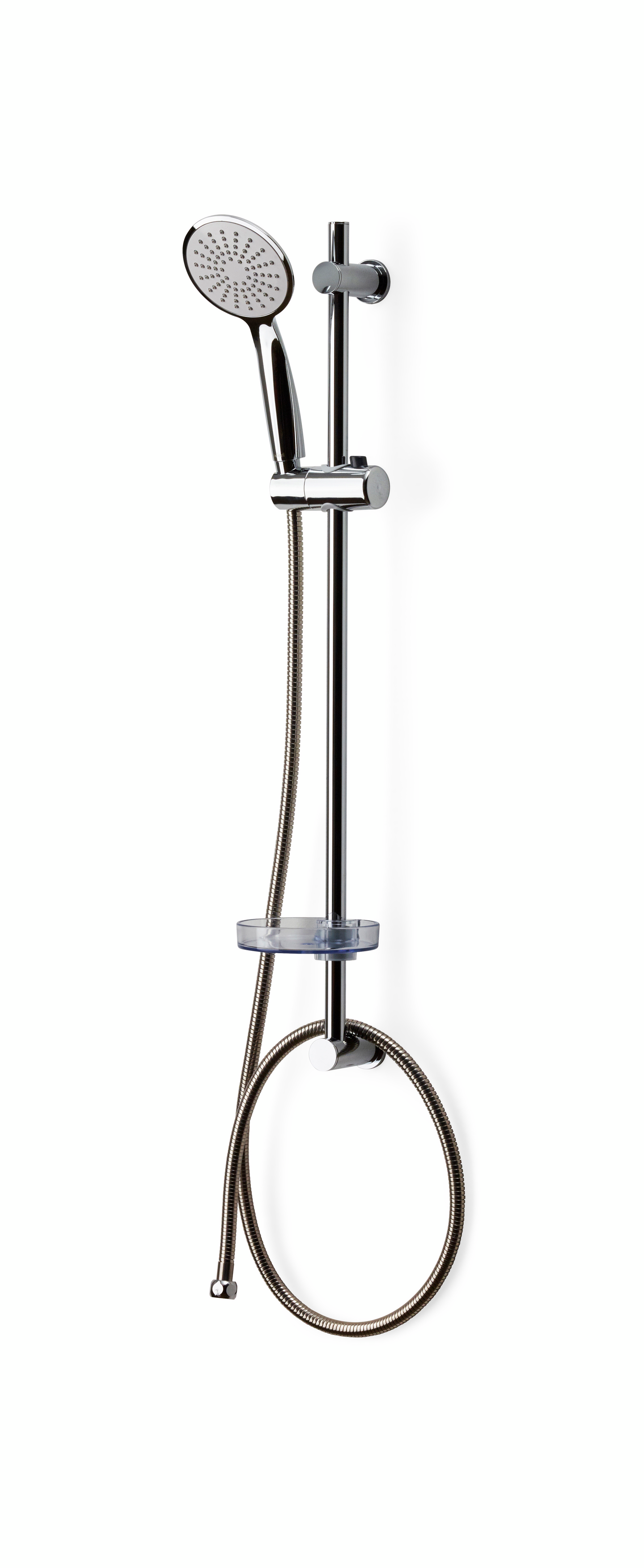 DUSCHSET HABO DAHLIA 1-SPRAY KROM D110MM/SLANG 150-200CM