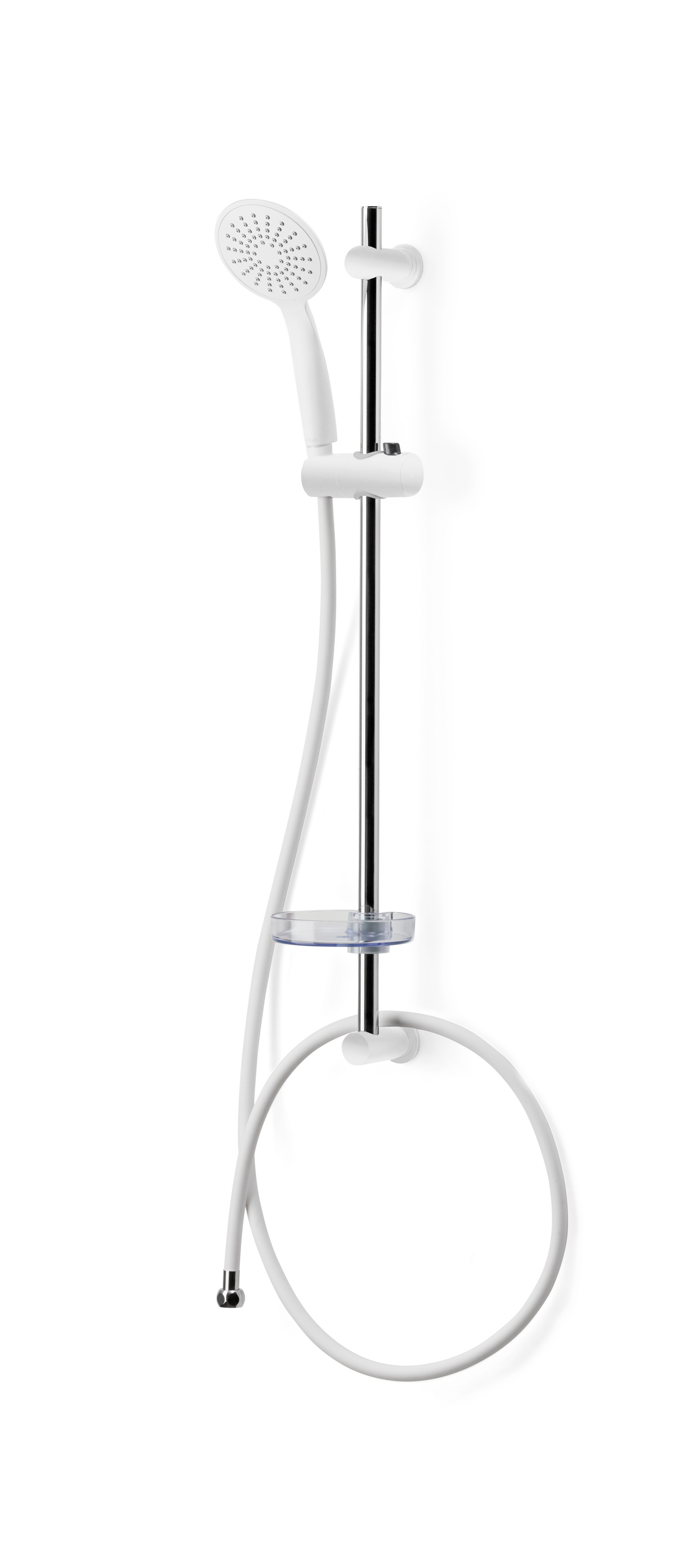 DUSCHSET HABO DAHLIA 1-SPRAY VIT D110MM/SLANG 150CM