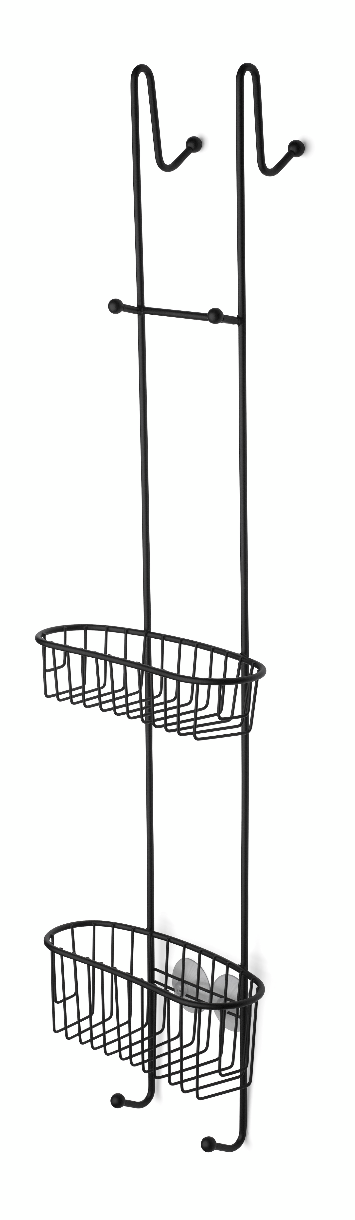 DUSCHHYLLA HABO ANEMONE CURVED SVART 1000MM