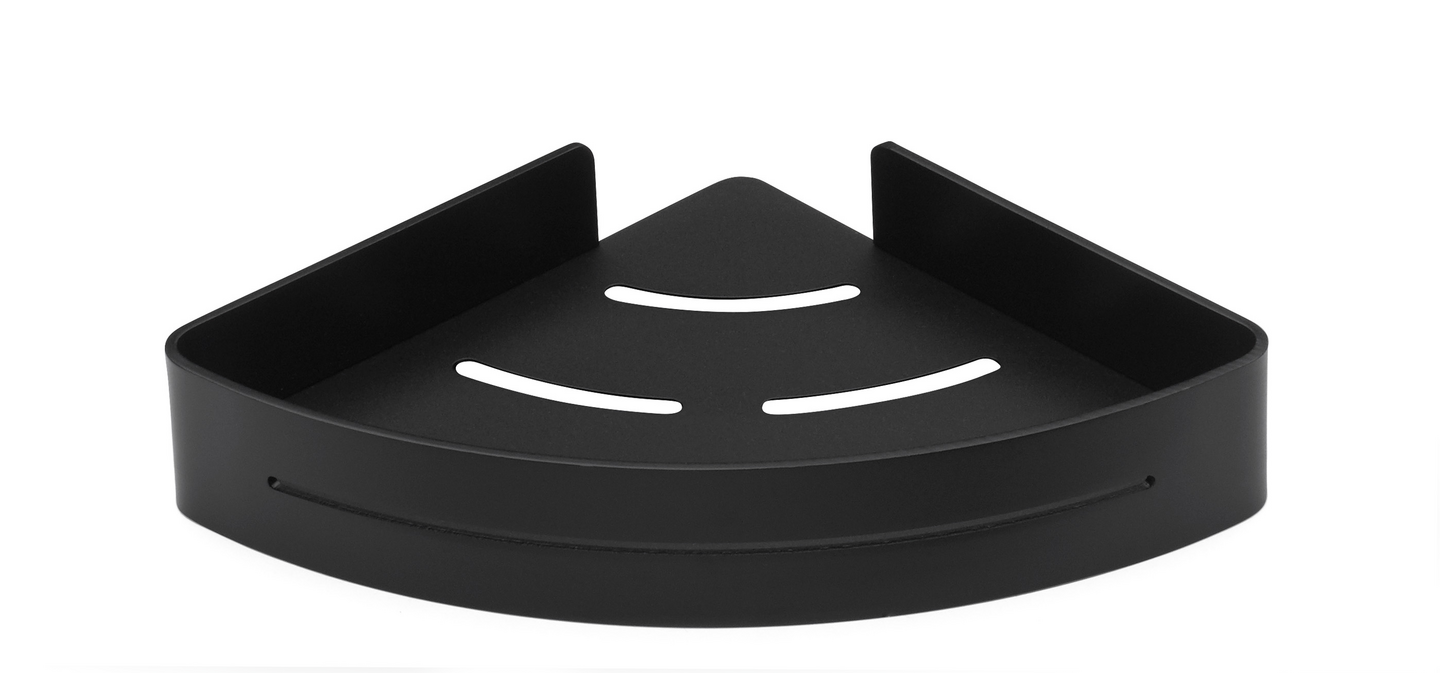 HÖRNHYLLA HABO LILAC SVART 50X299MM