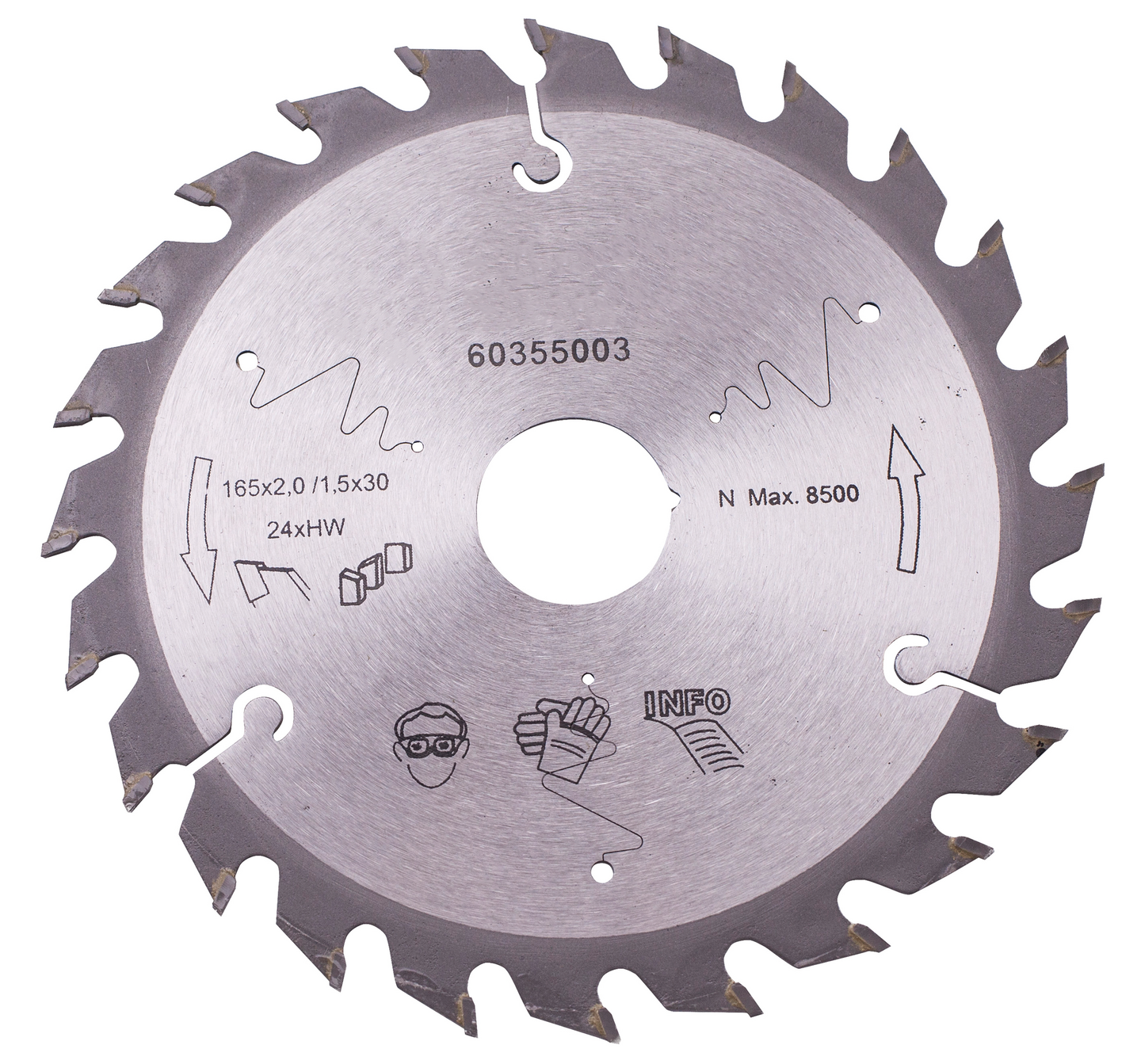 SÅGKLINGA HIT 165X30MM 24T HITACHI 30MM HÅL