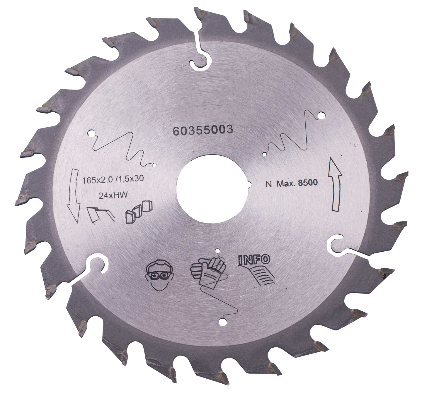 SÅGKLINGA HIT 165X30MM 24T HITACHI 30MM HÅL