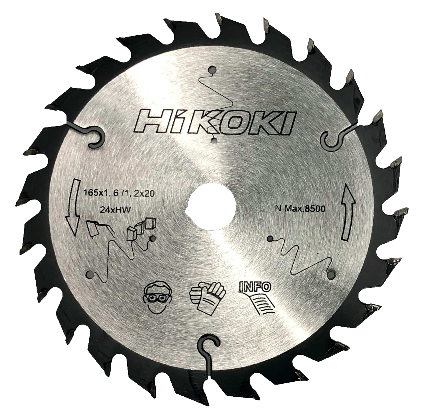 SÅGKLINGA HIKOKI HITACHI HÅL 24T 165X1,6X20MM