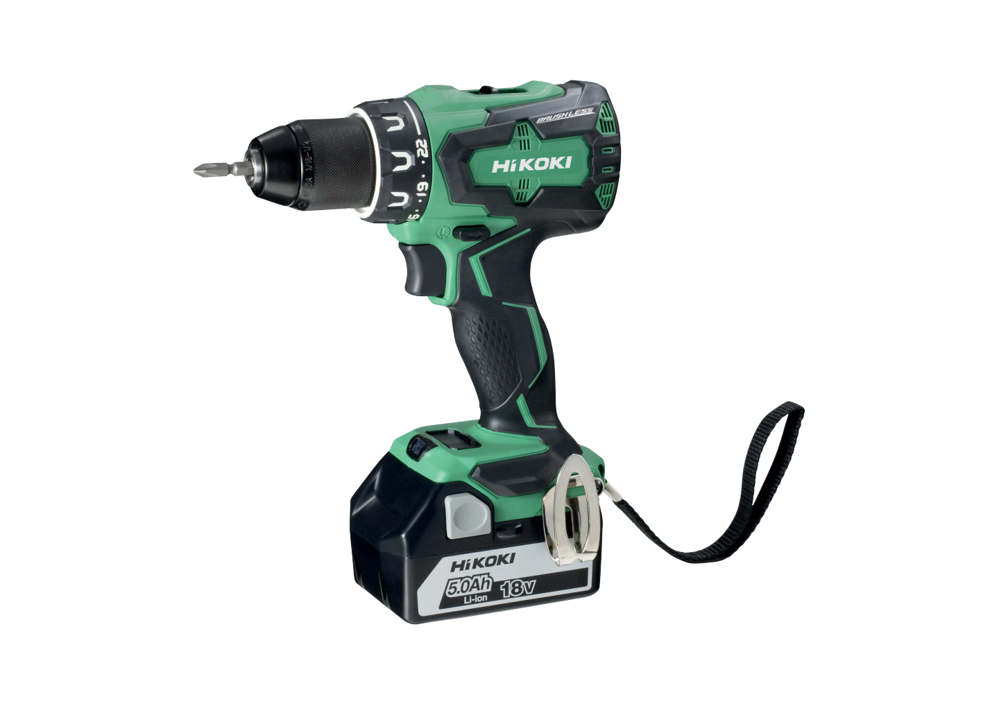 BORRSKRUVDRAGARE DS18DBSL(S) 5 HIKOKI BORSTLÖS 2BATT HS 18V