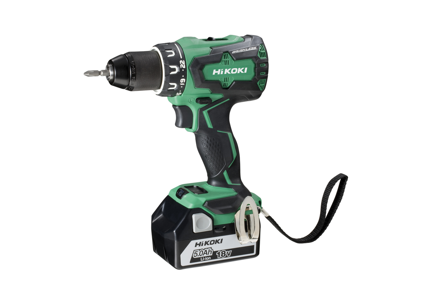 BORRSKRUVDRAGARE DS18DBSL(S) 5 HIKOKI BORSTLÖS 2BATT HS 18V