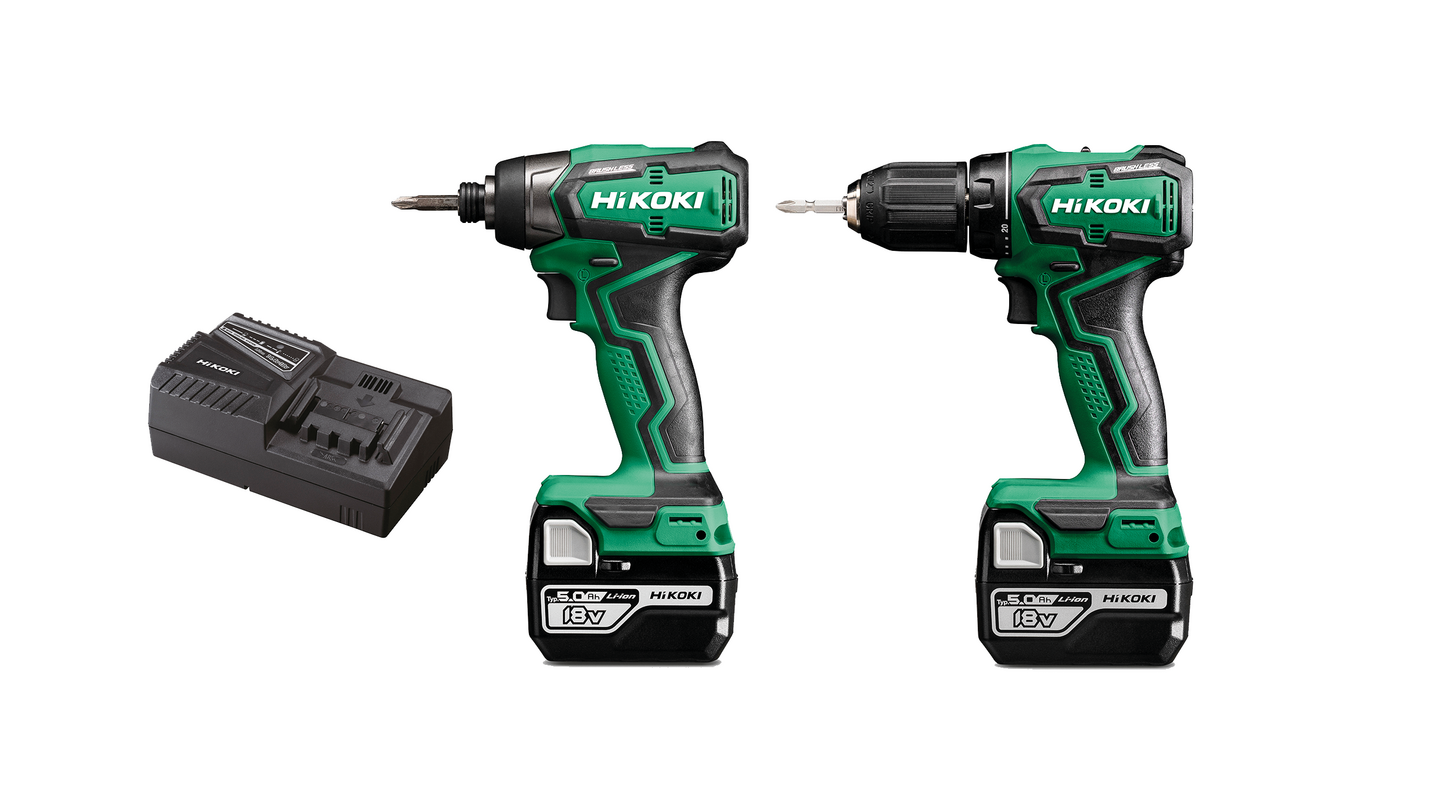 COMBO KIT KC18DD HIKOKI 5AHHS DS18DD/WH18DD 18V
