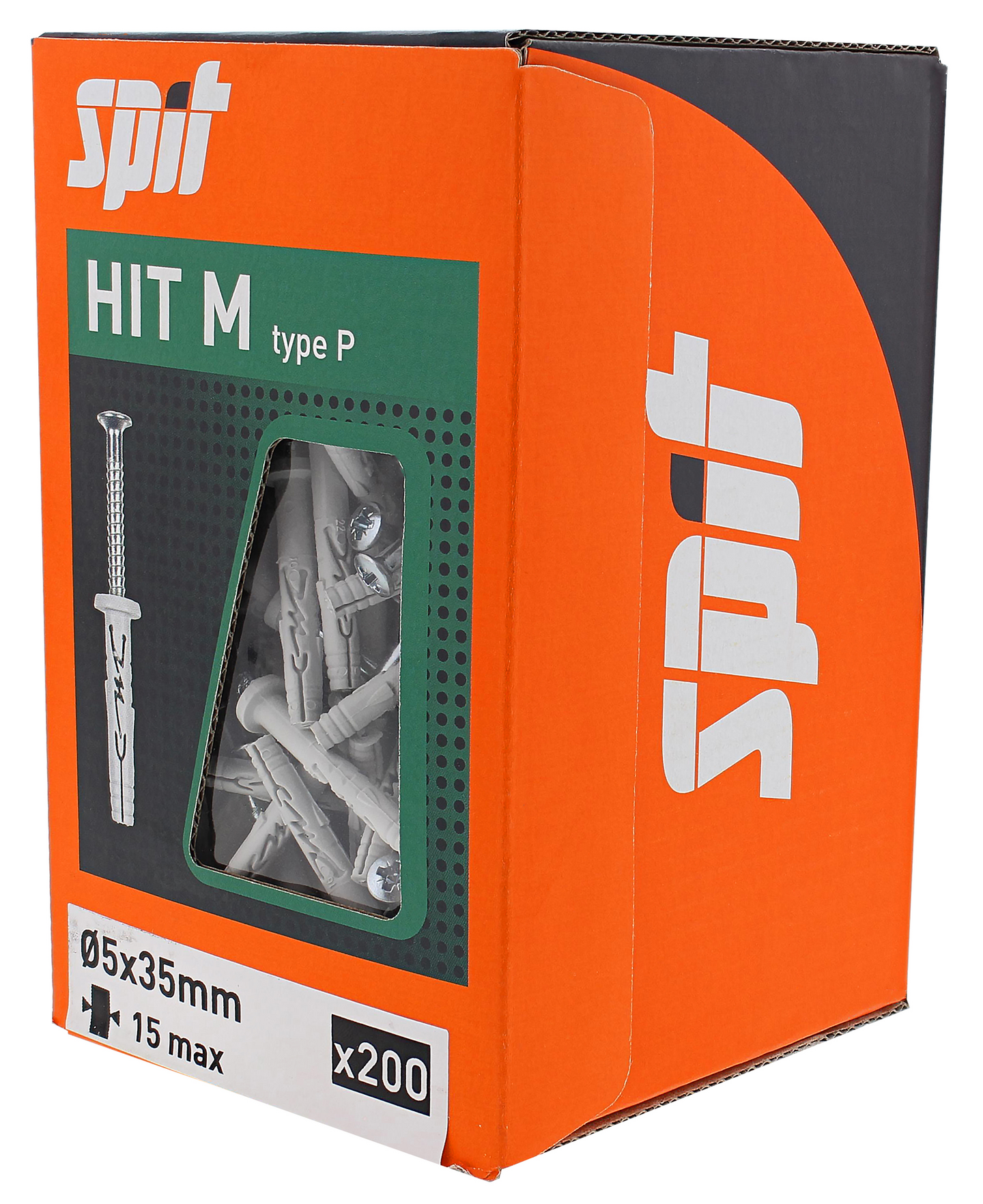 Naulatulppa SPIT HIT M 5x35/15P laippakanta ZN 200kpl