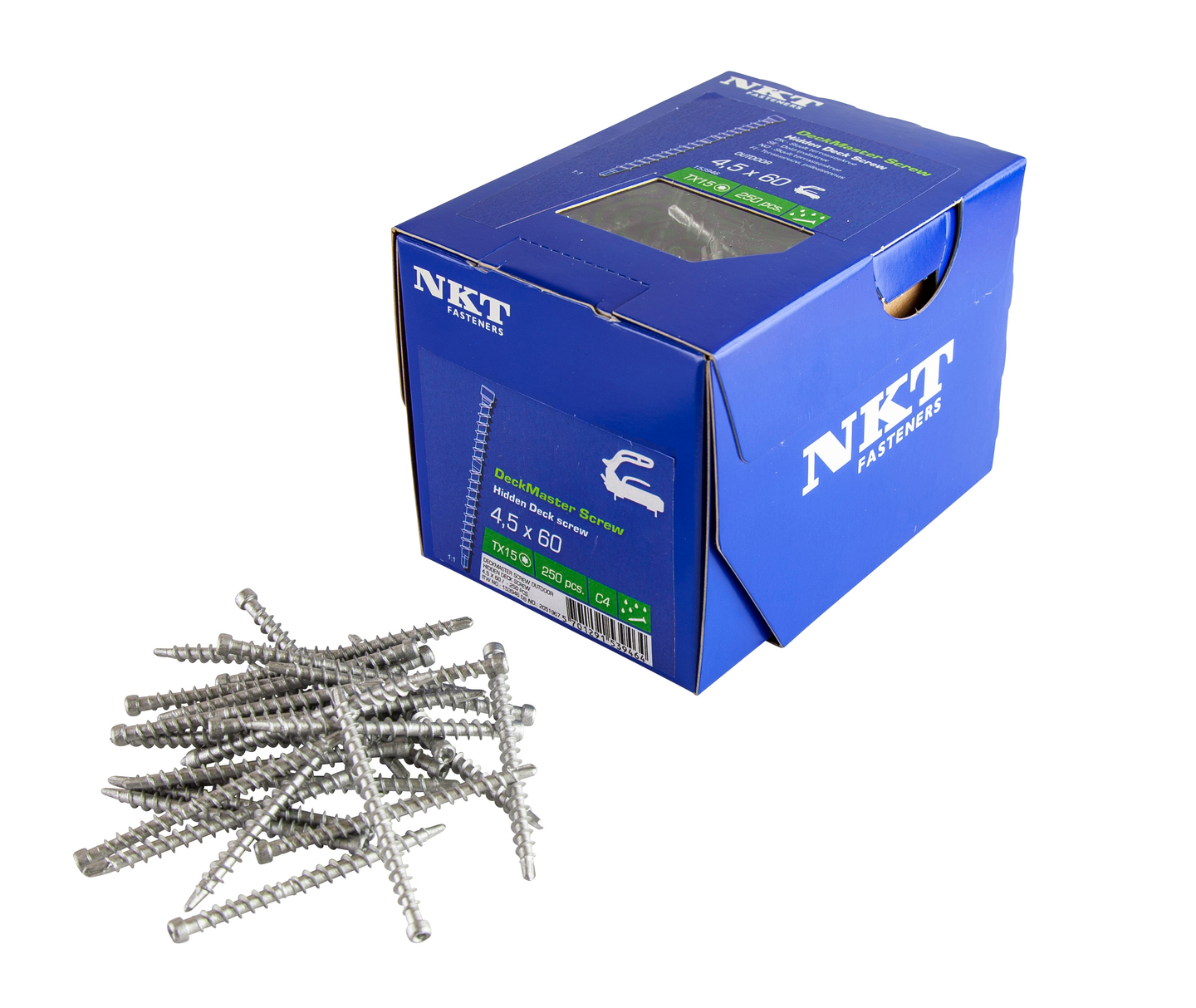 Terassiruuvi DECK PRO 60x4,5 pinnoitettu 250kpl