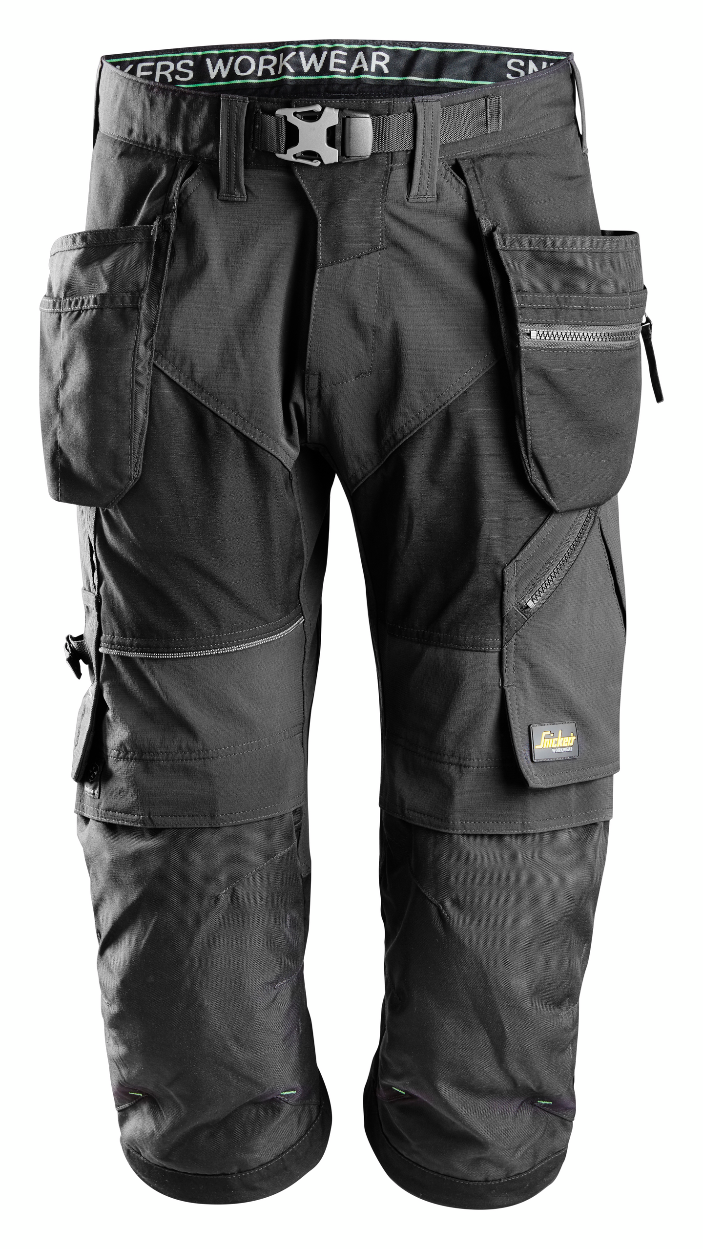 3/4-housut Snickers 6905-0404 musta