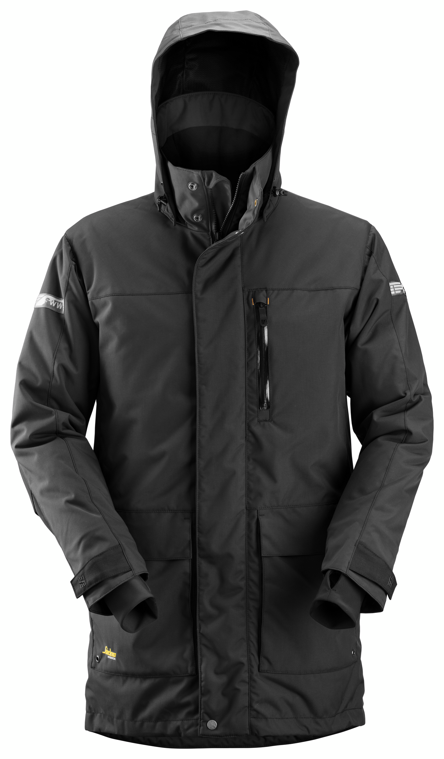 Talvitakki Snickers AllroundWork vedenkestävä 37.5® parka 1800 musta