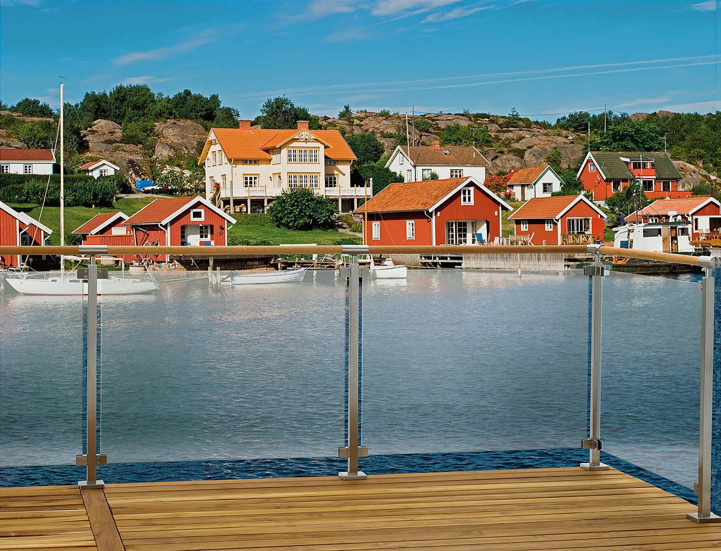 GLAS JABO TILL GLASRÄCKE, GLAS 110X85CM