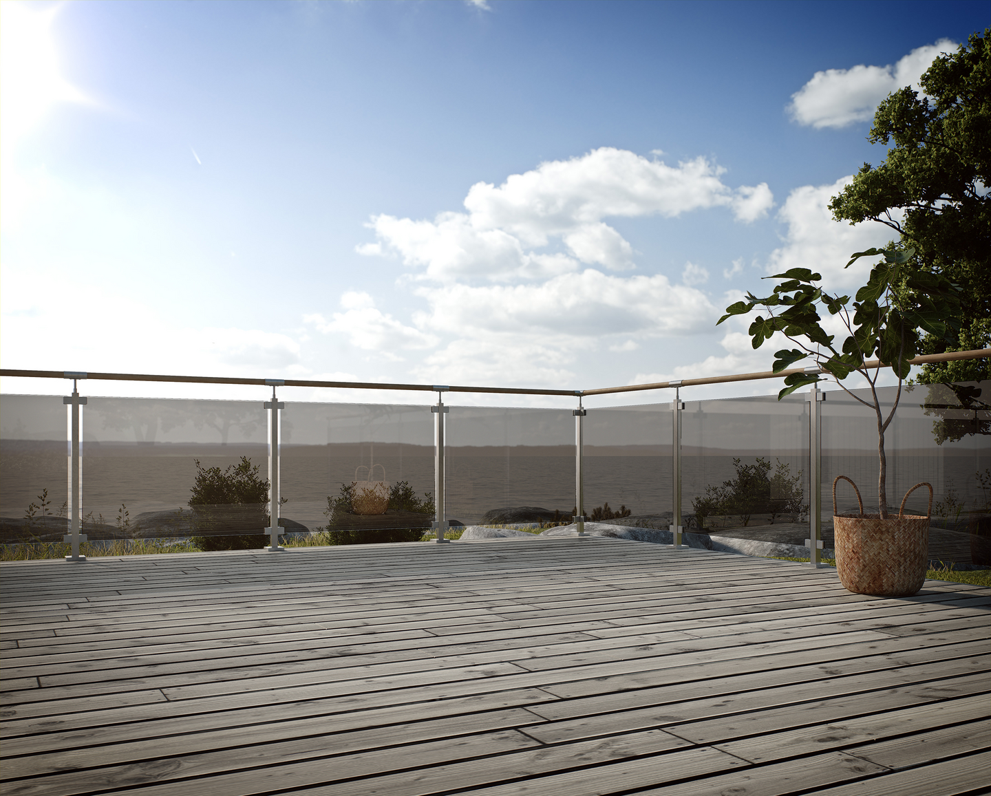 GLASRÄCKEGLAS JABO KLARGL 110X850MM, 110X85CM