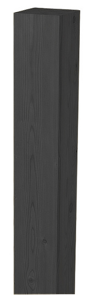 STOLPE JABO SVART 70X70X1100MM, 70X70X1100MM