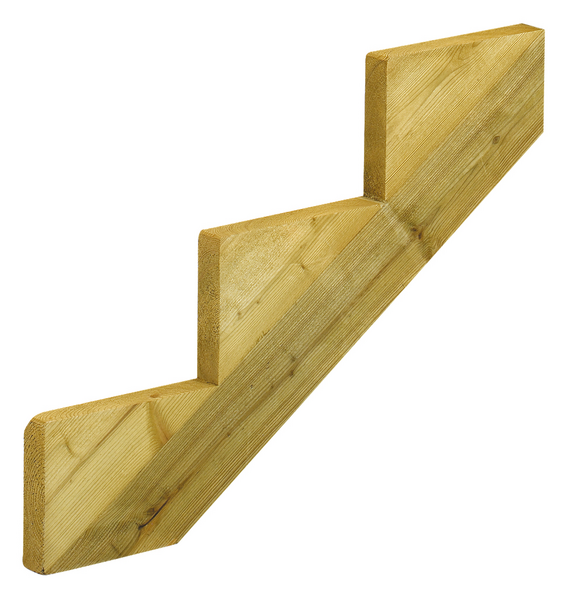 TRAPP VANGSTYCKE TRÄ 3-STEG SKYDDSIMP JABO