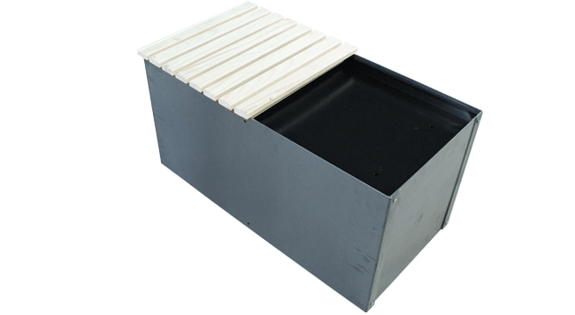 PLANTERINGSBOX JABO ODLA CORTENSTÅL, 800X400X400X2,5MM