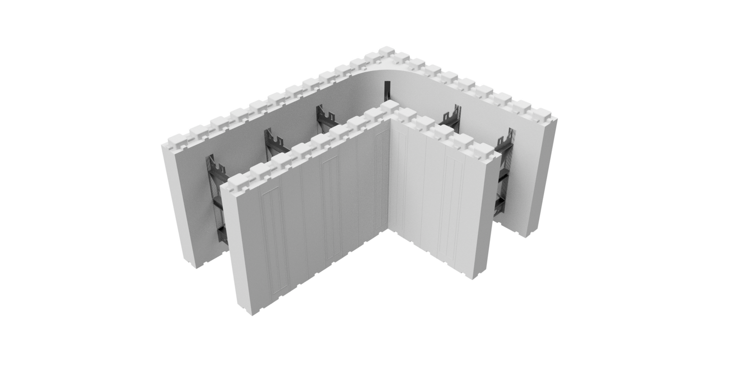 ISOLERELEMENT THERMOMUR 250X HÖRN HÖGER 0,345M²