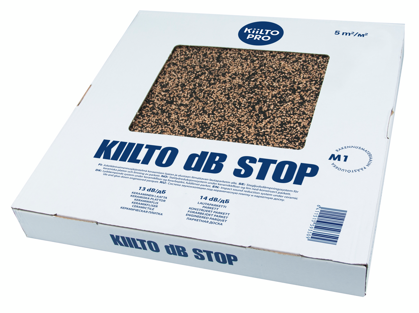 Askeläänivaimennusjärjestelmä Kiilto dB Stop 5m²