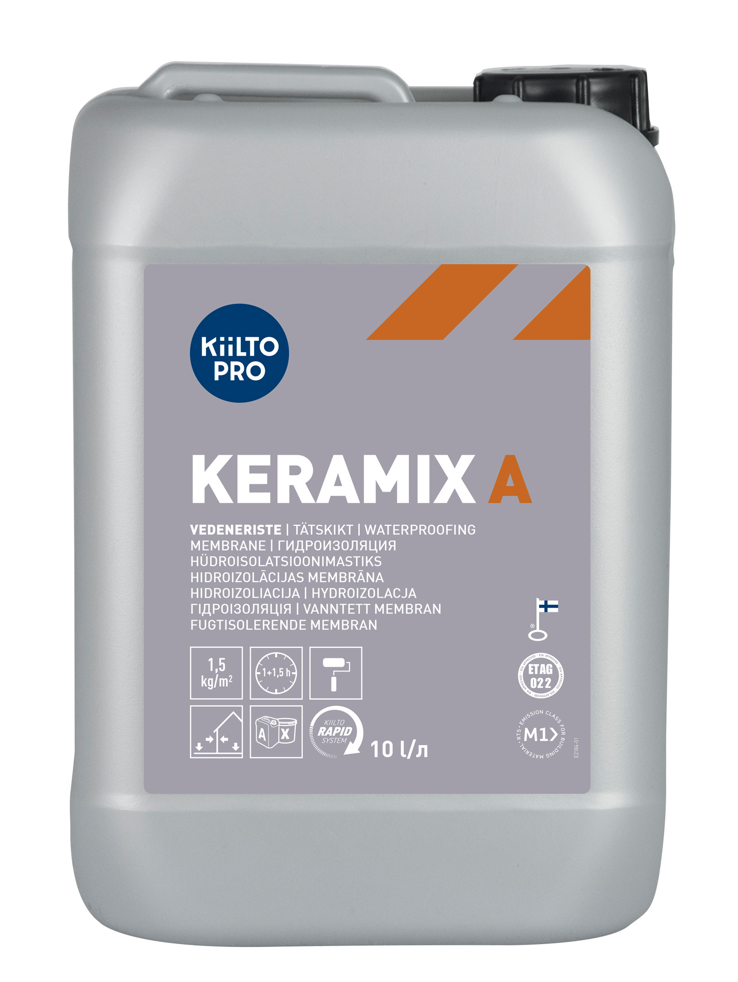 TÄTSKIKT KIILTO PRO KERAMIX A VÄTSKEKOMPONENT 10L