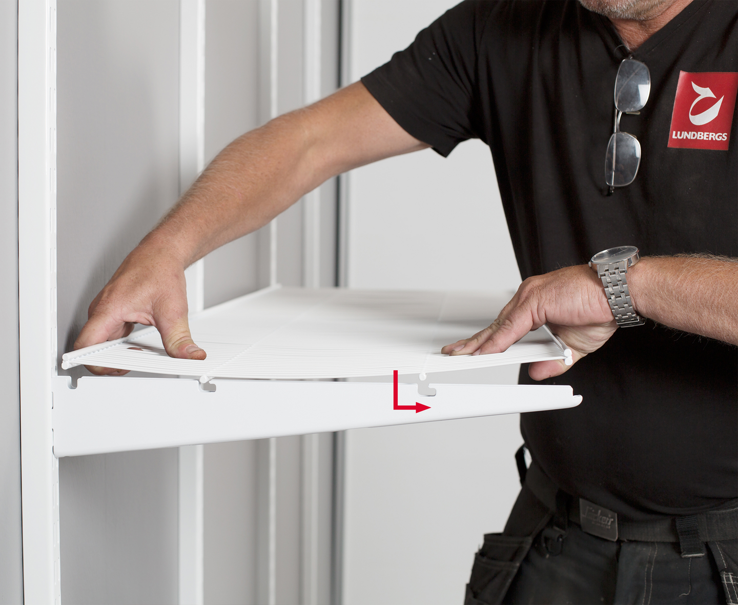 TRÅDHYLLA LUNDBERGS SILVER  621X405MM