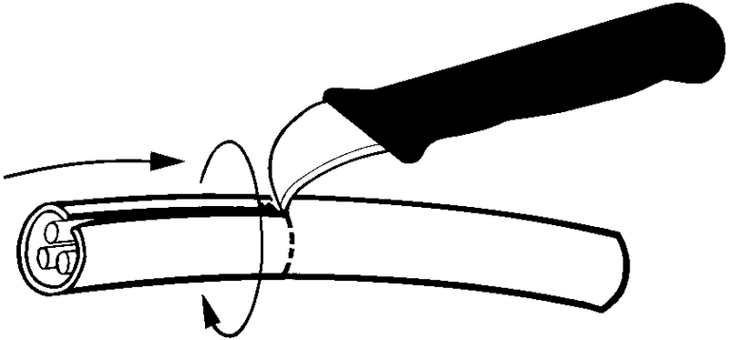 Kuorintaveitsi Knipex 1000V VDE SB