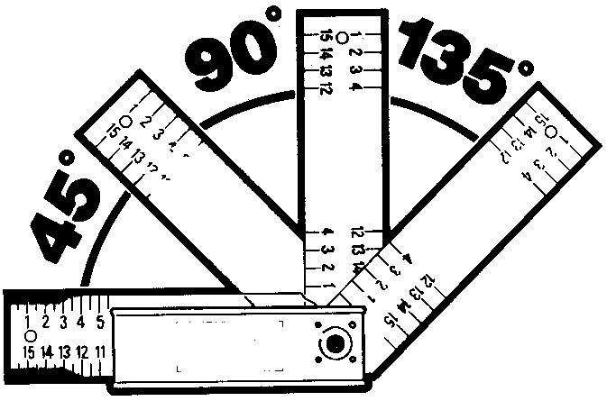 Suorakulma Hultafors 253103 säädettävä